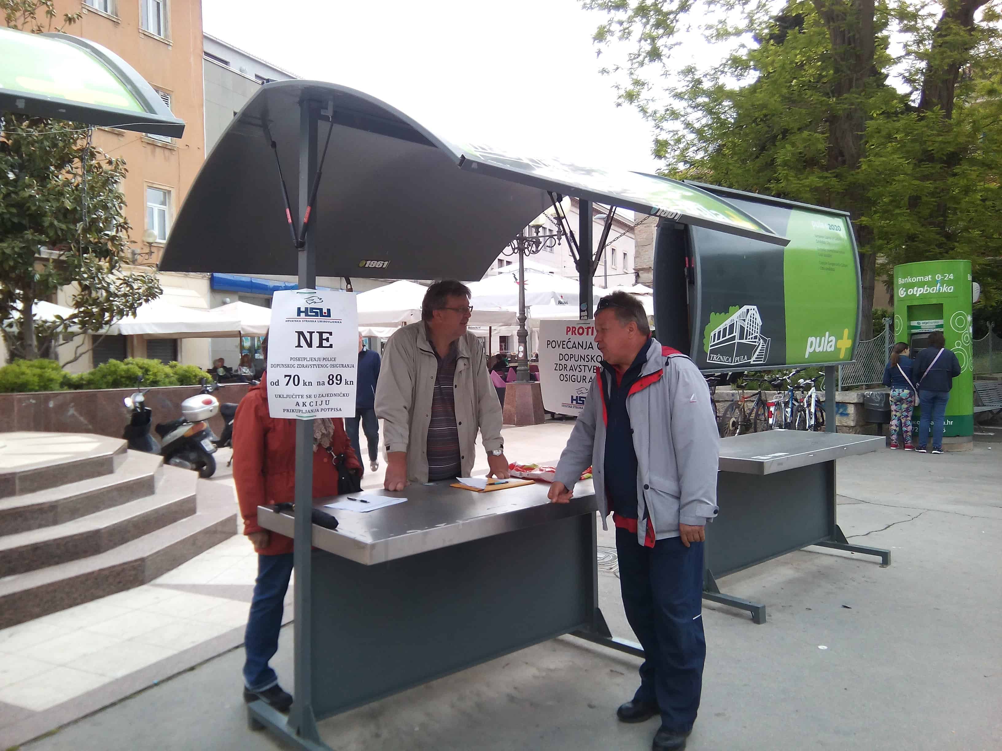Pula i peticija protiv poskupljenja zdravstvenog dopunskog